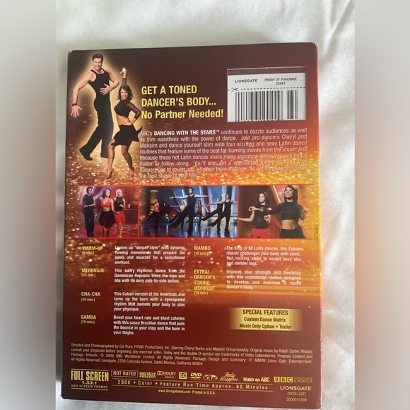 Dancing with the Stars workout DVD - Picture 2 of 4